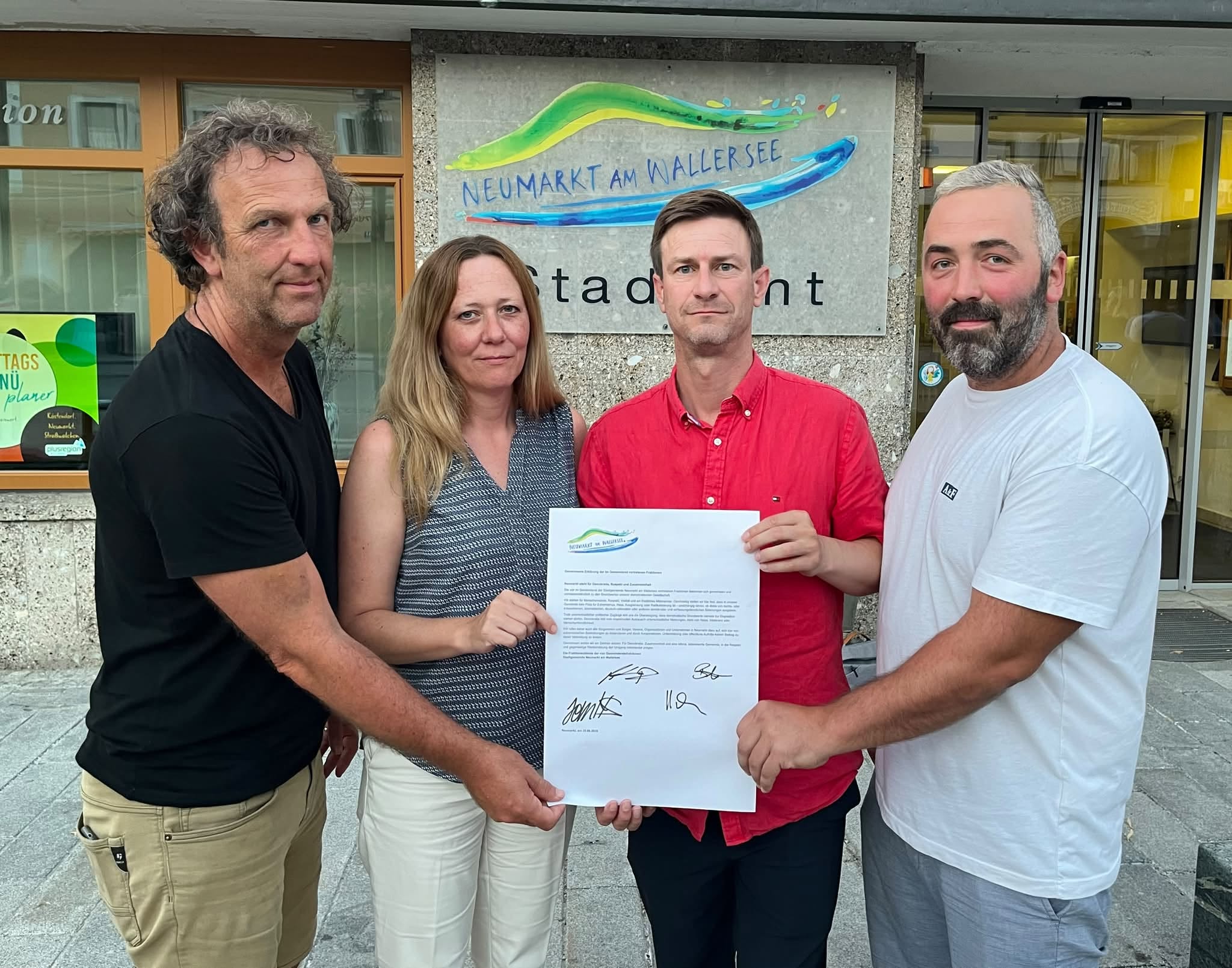 Demokratie, Respekt und Zusammenhalt in Neumarkt am Wallersee